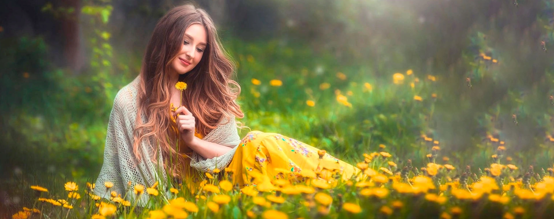 Mujer en la naturaleza